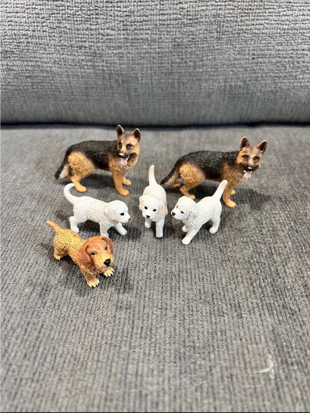 Schleich Dog figure lot of 6